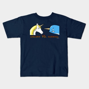 Unicorn Vs. Narwhal Kids T-Shirt